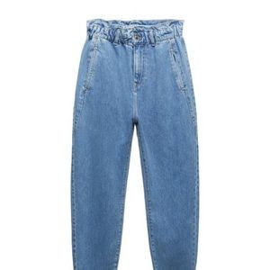 Zara Paper Bag Jean High Waist